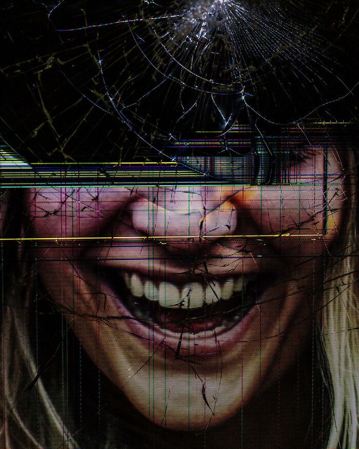 ITAP Of A Broken Electronic Billboard