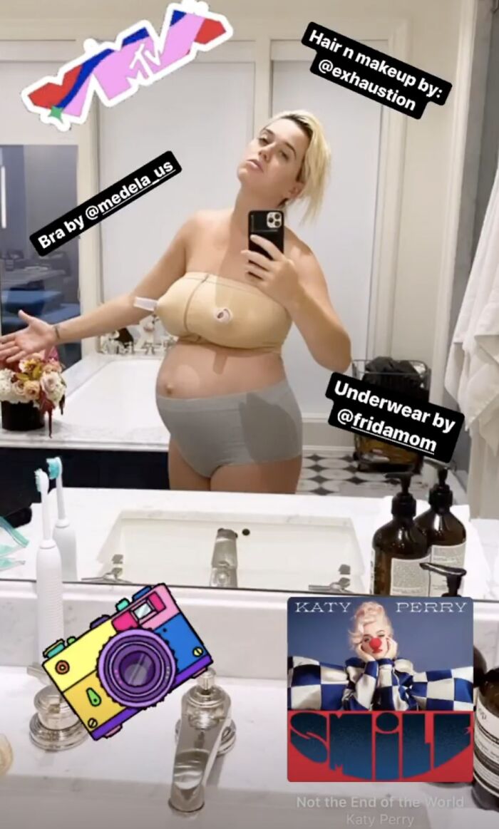 When Katy Perry Posted This Selfie Right After She Gave Birth To Her Daughter, Daisy