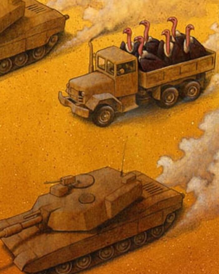 New Illustrations By Artist Pawel Kuczynski That Continue To Put Their Finger On The Wounds Of Today's Society (61 Pics)