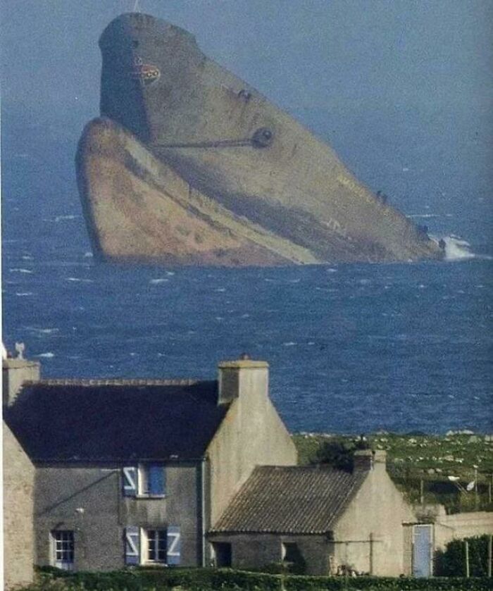 Aftermath Of Amoco Cadiz Sinking