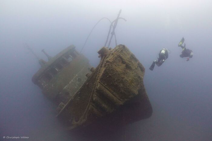 Wreck At Tabaiba, Tenerife