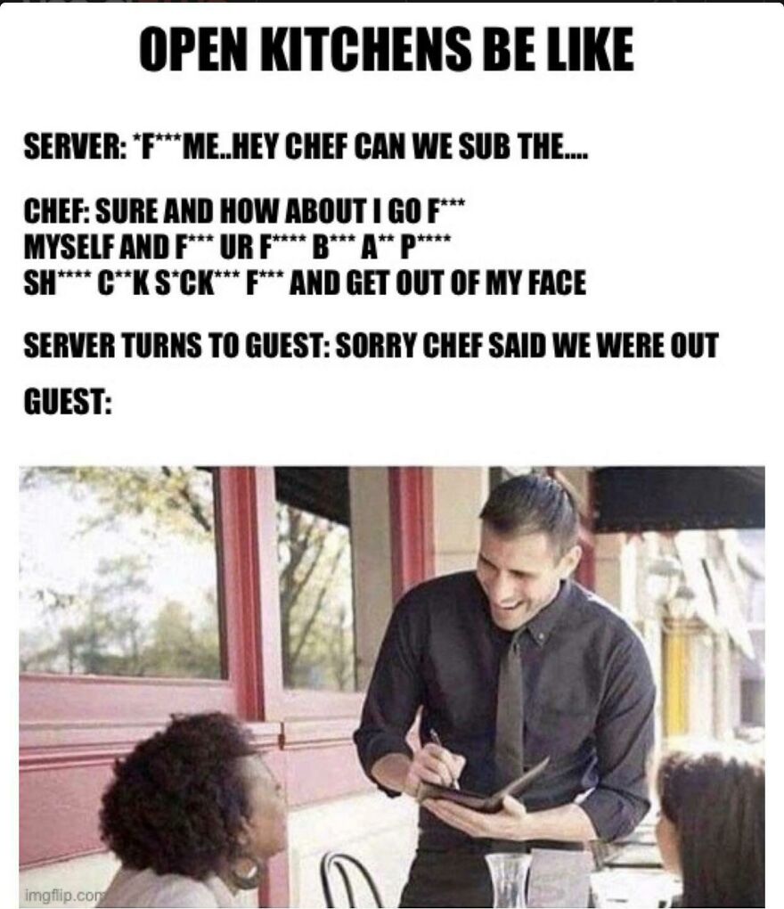 You Want The Behind The Scenes Dining Experience... You Got It. You Want The Behind The Scenes Dining Experience... You Got It.