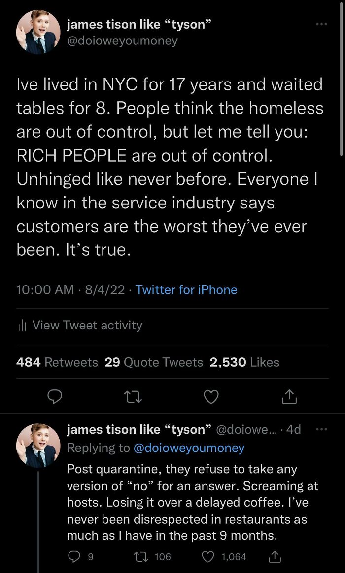 Customers Have Been Completely Unhinged Post-Quarantine