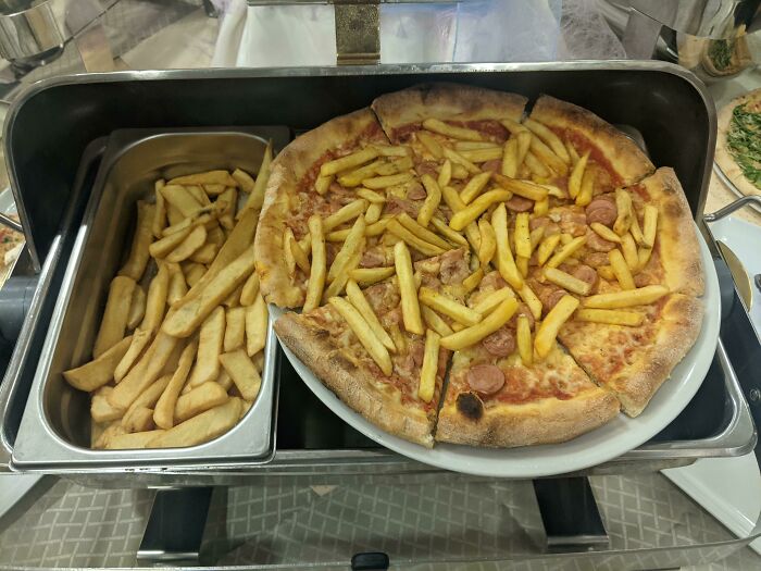 Dinner At The Hotel I'm Staying In