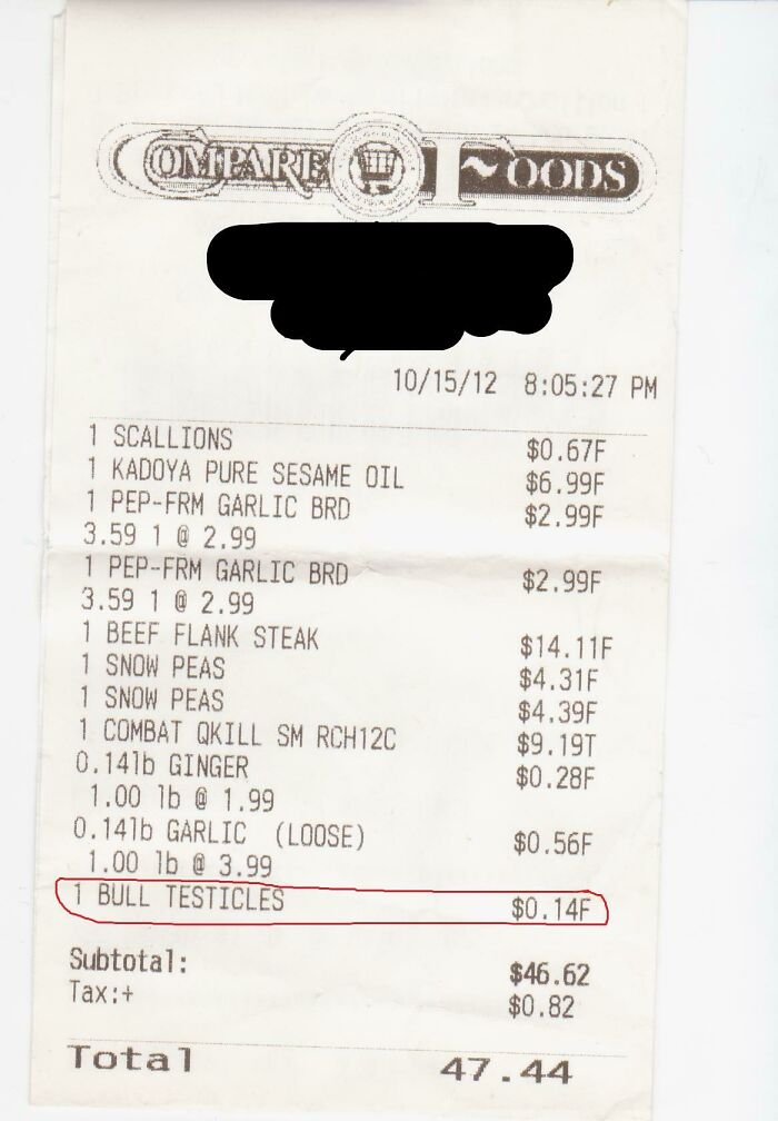 I Was Going Through My Receipts Doing My Bills When Suddenly. I Think I Would Have Remembered This