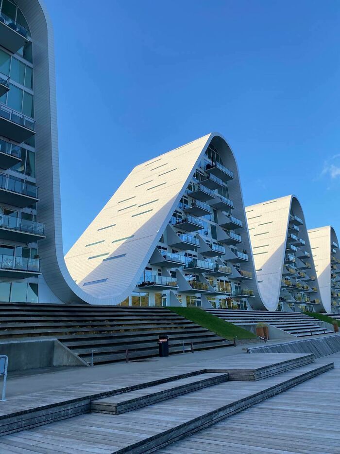 "The Wave" Residential Building In Vejle, Denmark