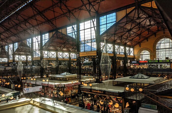Budapest's Grand Market Hall, Finished In 1897