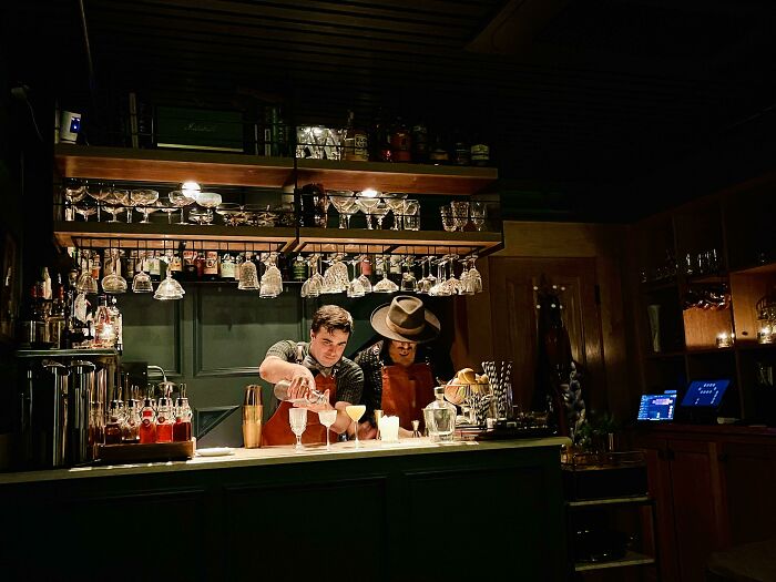 Photo I Took Of An Austin Bar. Cavaraggio Painting