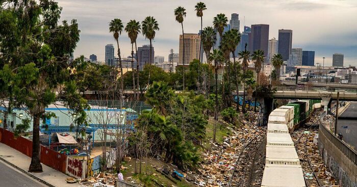 Los Angeles Train Tracks Not Much Better Than India