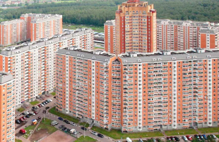 An Agricultural Field In Balashikha, Russia That Was Turned Into Housing Estate