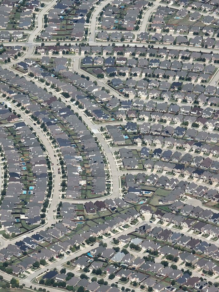 Took This From A Plane Over Dallas, Tx