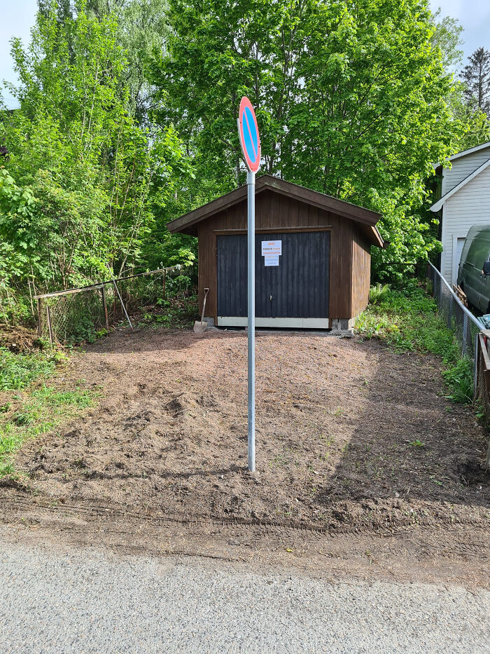 Placed The No Parking Sign, Boss