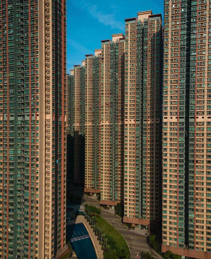 Residential Block In Hong Kong