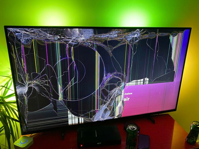 My Roommate Tried To Breakdance In Our Living Room While Drunk And Broke My New TV