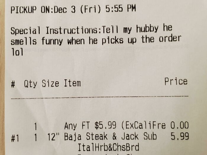 We Followed The Special Instructions. This Is Now One Of My Favorite Customers