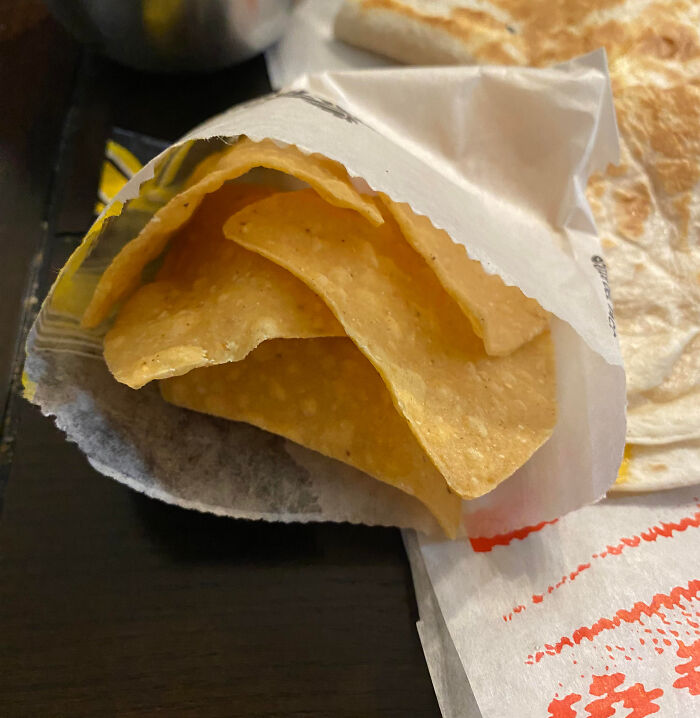 La cantidad de papas fritas que me dieron en Del Taco por 2 dólares