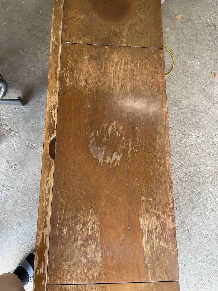 Saved From The Junk Yard. Zenith X940 Stereo Cabinet. Got For Free On Fb Marketplace And Refinished The Top. The Mechanics Still Work!