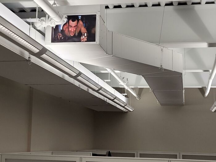 A Tribute To Bruce Wills Found In My Office Area