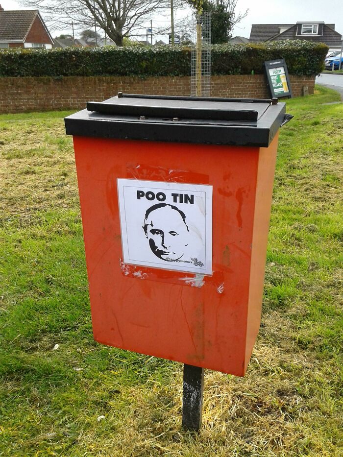 Dog Waste Bin In Britain This Morning