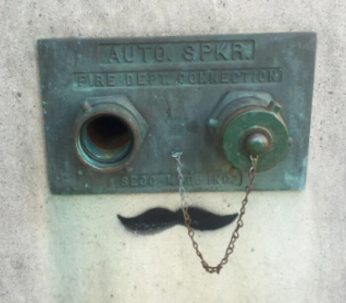 This Is A Fancy Fire Department Connection