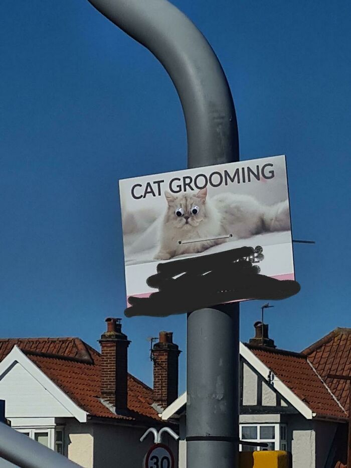 Mildly Vandalised Advert In My City