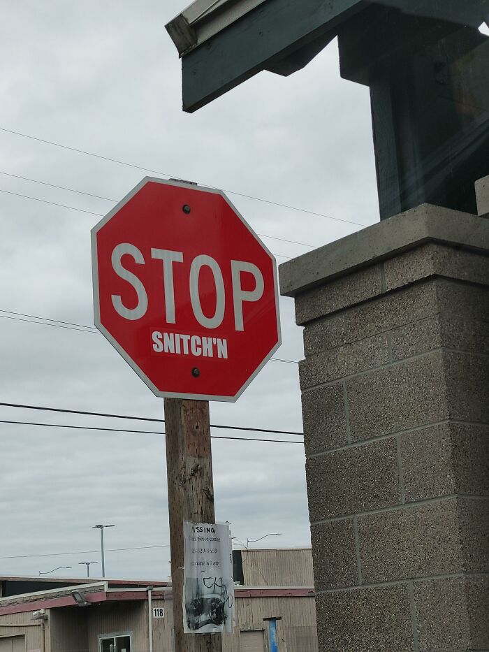 There Must Be A Lot Of Snitch'n Going On Here