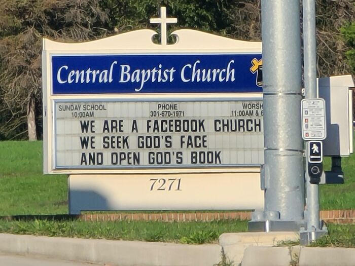 This Church Is Not To Be Confused With A Myspace Church