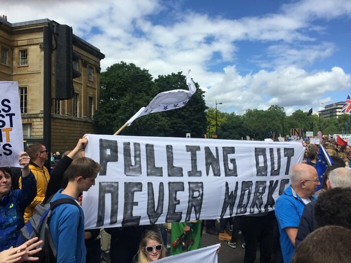 Best Sign At The 'March For Europe' Protest In London