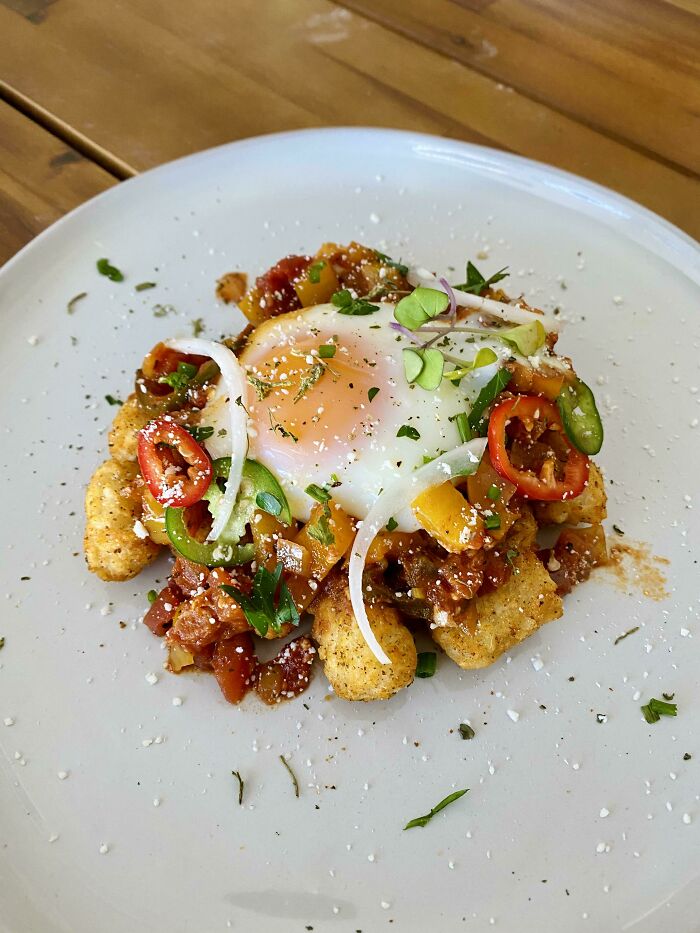 I Made Shakshuka Loaded Tots