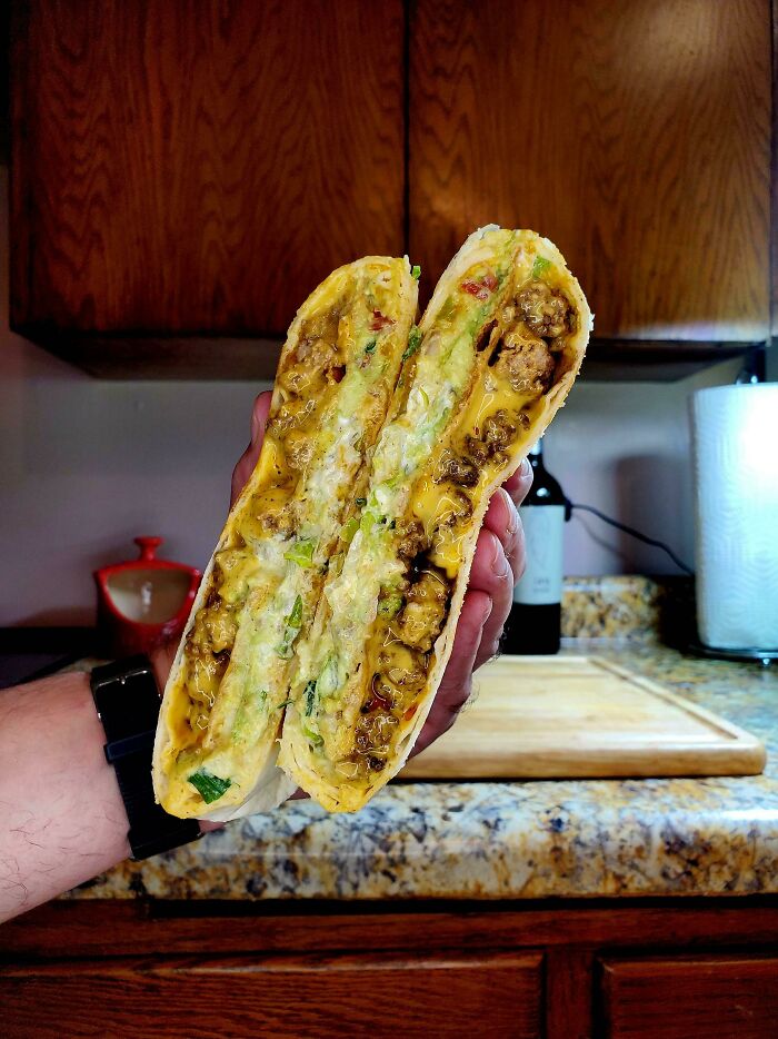 Crunchwrap Cross Section