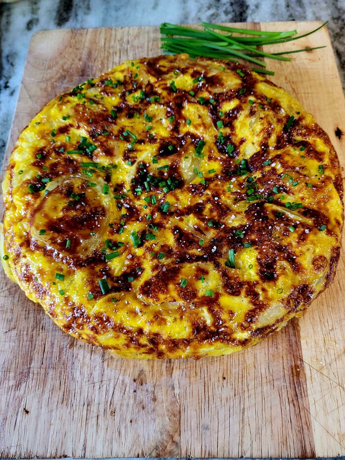The Wife Made Us Tortilla De Patatas For Breakfast This Morning. It's A Good Life