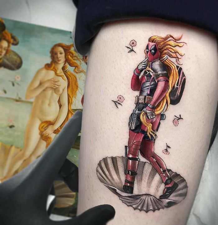 Deadpool By Kozo Tattoo