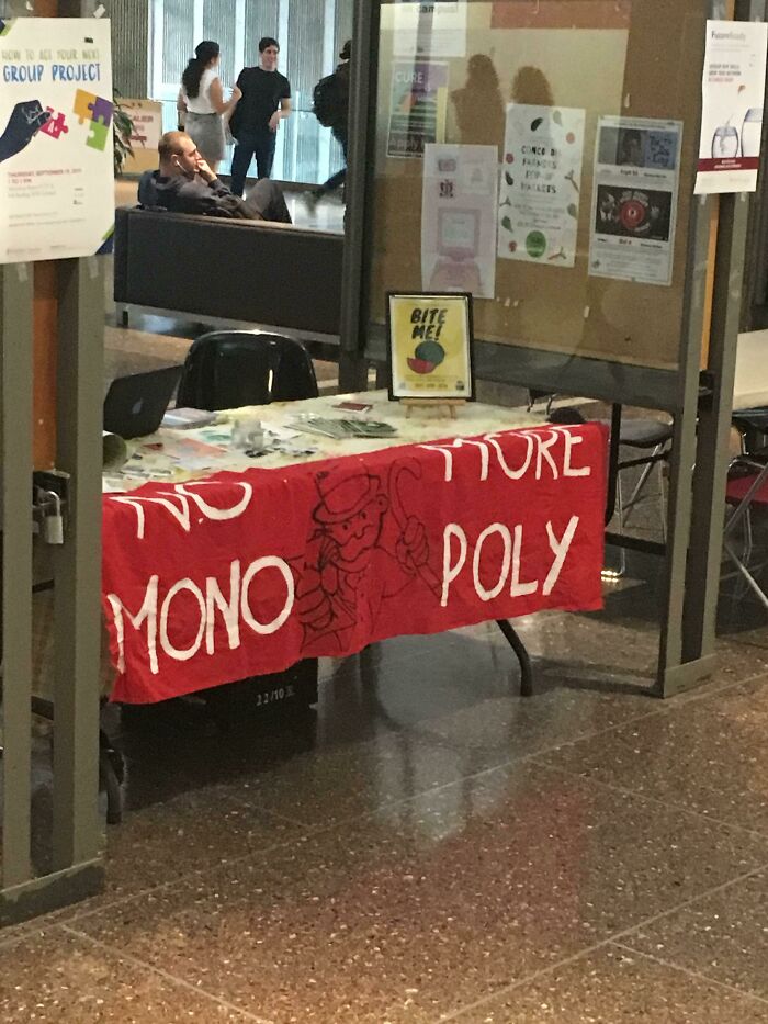 Unfortunately These Are Just Activists Against The Monopolization Of My Campus' Food Distribution Services, Not A Polyamorous Sex Club :(