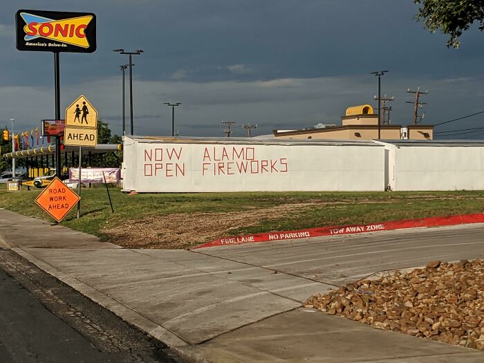 Now Alamo Open Fireworks (Found In San Antonio, Tx!)