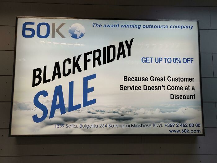 A "Black Friday" Sale