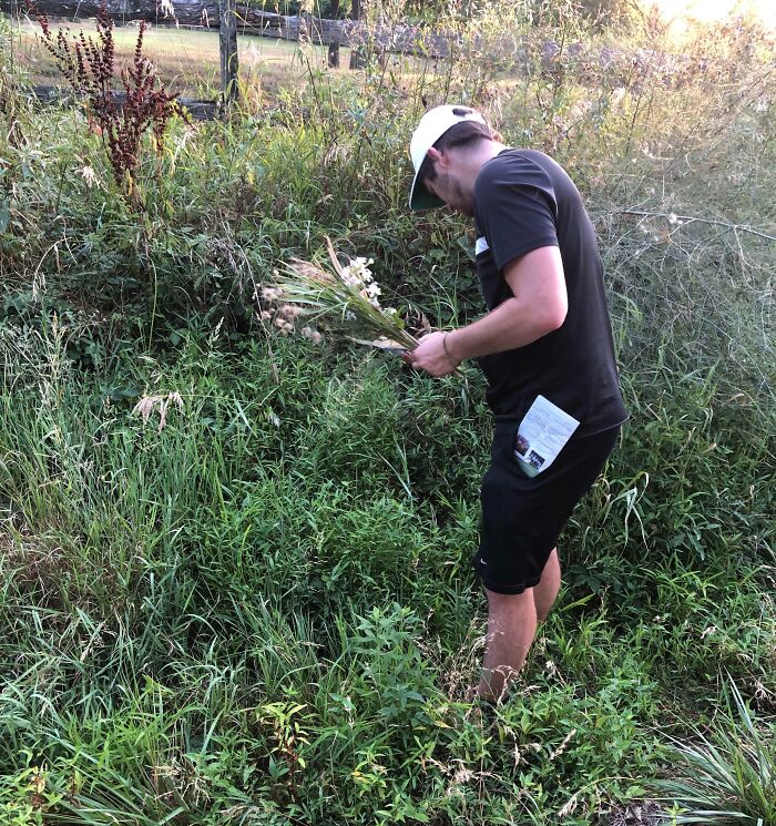 My Roommate Spends Hours Sometimes Finding The Perfect Flowers To Make Bouquets For His Girlfriend. Chivalry Still Exists