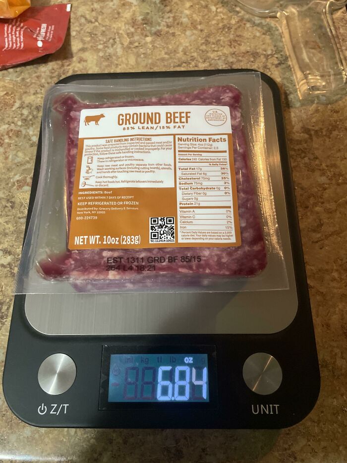 Hellofresh 10 Oz Meat Package