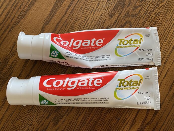 Colgate Total Same Price New Size
