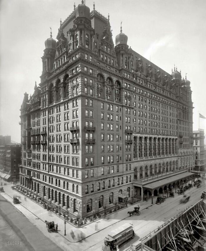 The Original Waldorf-Astoria Hotel In NYC, Demolished In 1929 To Serve As The Site For The Empire State Building