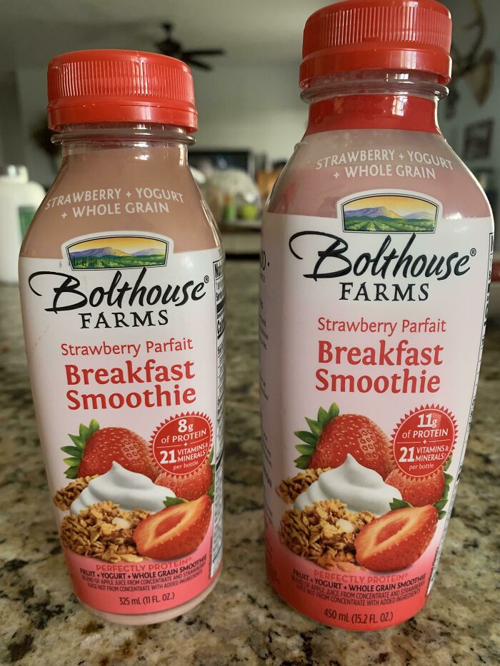 4.2oz Smaller And 20¢ More Expensive Than Last Week