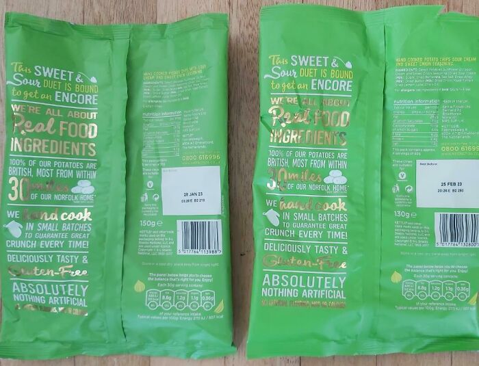 Kettle Chips: Now With 13% Less Chips For The Same Price