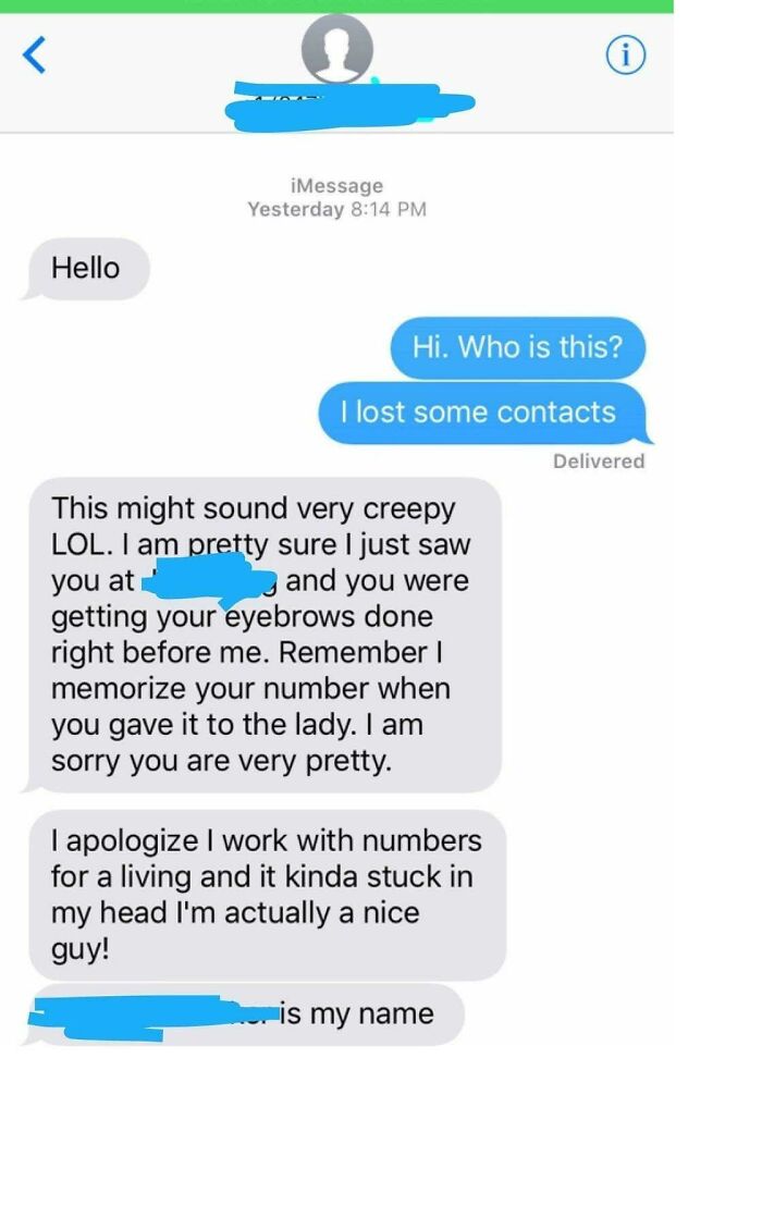 Be Careful Giving Out Your Number In Public!