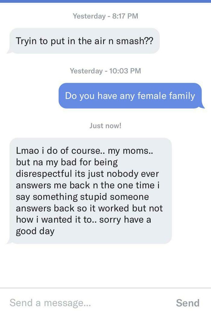 This Will Always Be My Response From Now On