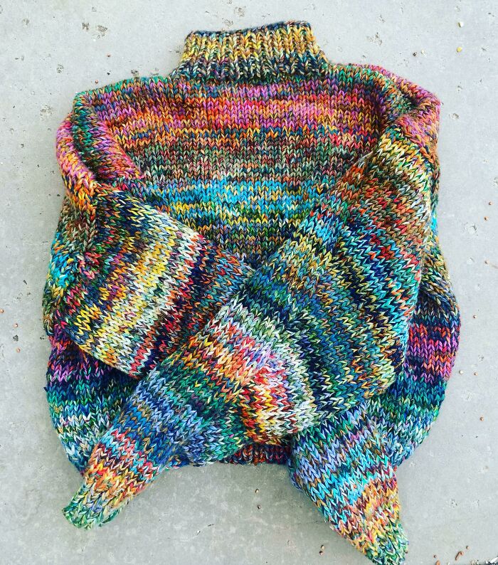 Proud Of This One! Yarn Is All Made By Me 