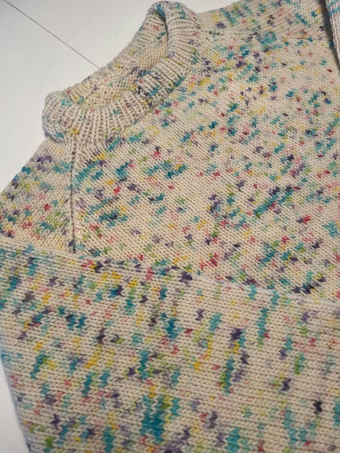 Idk If I’m Good Enough To Post This Online, But I’m So Proud Of This Sweater! 