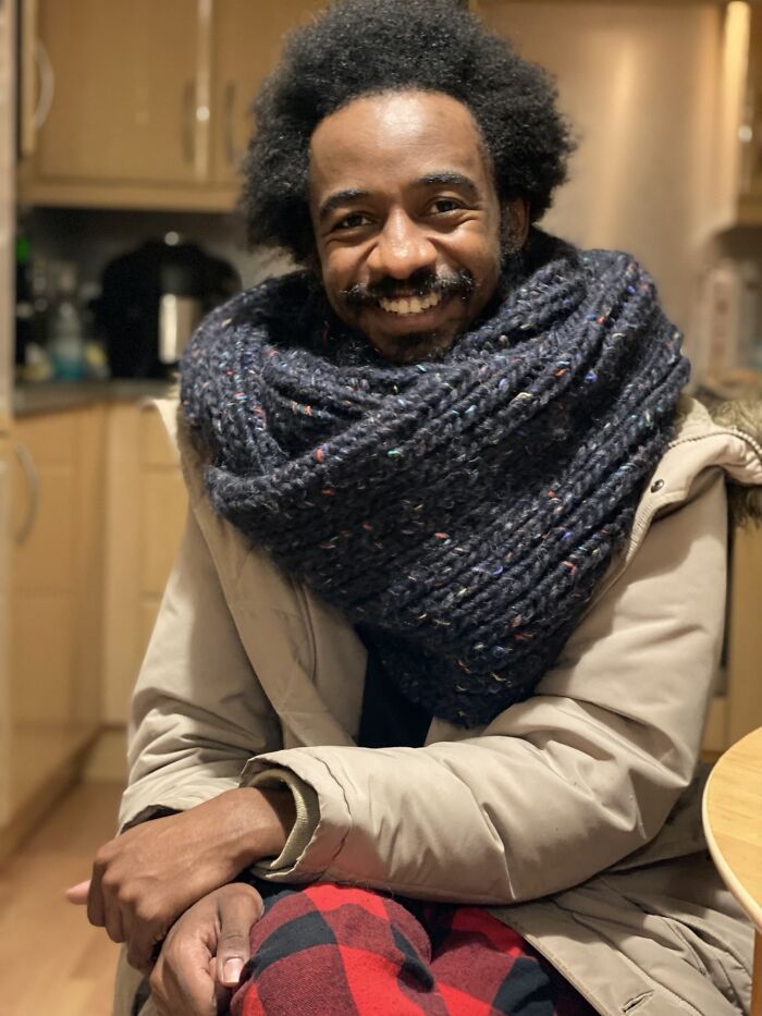 I Made Myself An Oversized Loop Scarf!
