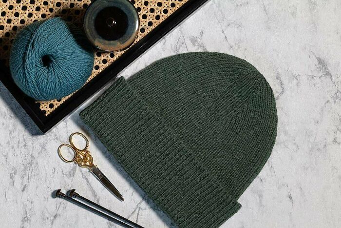 Knitted My Ideal Ribbed Hat 