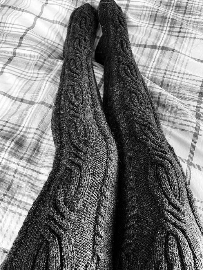 Knit These Babies Taat Because I Knew I Wouldn’t Be Able To Stomach Doing It Twice!