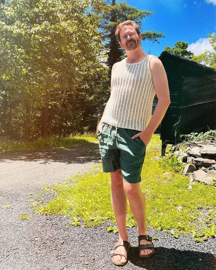 Just Finished This Vintage “Health Vest” And It’s The Perfect Pride Tank Top???