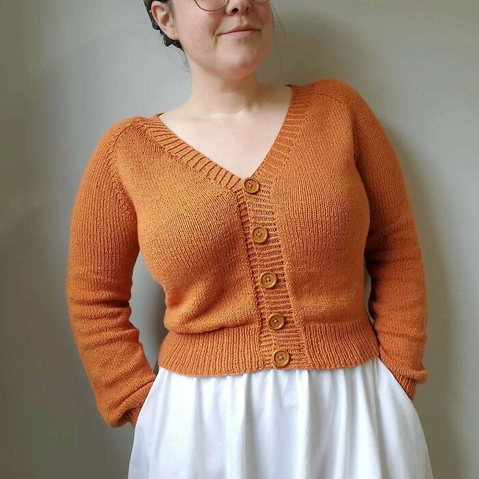 Gifted Very Fancy Yarn For My Birthday And Let It Shine In The Burrow Cardigan